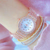 BS Bee Sister  FA1101 Women Chain Watch Starry Diamonds Wrist watch(Rose Gold Scale  Surface)