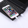 4 PCS HAWEEL 1m High Speed 8 pin to USB Sync and Charging Cable Kit for iPhone, iPad(White)