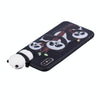 For iPhone X / XS Shockproof Cartoon TPU Protective Case(Three Pandas)