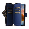 For Samsung Galaxy S24 FE 5G Nine-card Slots Zipper Wallet Bag Leather Phone Case(Blue)