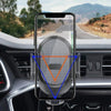 D33 With Air Vent Clip Suction Cup Base Gravity Sensing Car Phone Holder Bracket(Red)
