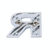 Car Vehicle Badge Emblem 3D English Letter R Self-adhesive Sticker Decal, Size: 4.5*4.5*0.5cm