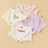 4pcs Cartoon Comfortable Combed Cotton Soft Breathable Girls Underwear, Size: XL(BH103)