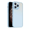 For iPhone 11 Pro Max Nano Semi-transparent Frosted Skin Feel Phone Case(Sky Blue)