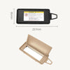 Car Front Row Left Sun Visor Makeup Mirror for Mercedes-Benz S Class W220 1998-2005, Left and Right Drive Universal (Beige)
