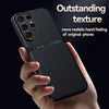 For Samsung Galaxy S23 Ultra 5G Litchi Leather Magnetic Full Coverage Shockproof Phone Case(Black)