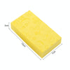 Baby Shower Spa Bath Square Sponge Body Cleaning Scrub(Yellow)