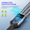DUZZONA A3 3 in 1 USB to Type-C / 8 Pin / Micro USB Fast Charging Cable,Cable Length: 1.3m