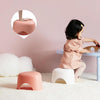 Children Stool Home Living Room Triangle Small Stool Anti-skid Short Plastic Stool, Size:Small(White)