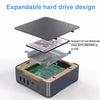 GK3Plus N100 16G+256G US Plug 12th Intel Alderlake Dual HDMI+VGA Triple Display 4K HD Pocket Mini PC