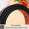 Dandali Ladies Microfiber Bottom Casual Buckle Belt Versatile Jeans Waistband, Length: 105cm(Black)
