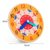 KBX-974 5 PCS Time Cognition Digital Clock Children Early Education Toy(Orange)