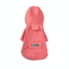 Waterproof Dog Raincoat with Hood, Pink, XL (Small Dogs)