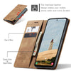 For Samsung Galaxy A56 CaseMe 013 Multifunctional Horizontal Flip Leather Phone Case(Brown)