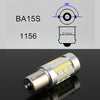 2 PCS 1156 / BA15S DC12-24V 21W Car Turn Light 105LEDs SMD-4014 Lamps, with Decoder (White Light)