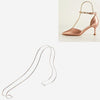 2 PCS Stainless Steel High Heels Display Stand Metal Elastic Shoe Support Shoe Support Bracket, Colour: Silver
