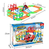 Rail Car Toy Set Assembled Electric Rail Toys With a Bus
