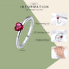 S925 Sterling Silver Ring Heartbeat Fashion Ring, Size:7