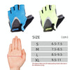 GIYO S-01 GEL Shockproof Cycling Half Finger Gloves Anti-slip Bicycle Gloves, Size: XL(Blue)