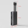 NK-1048HD 6 in 1 Multifunctional Docking Station(Black)