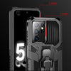 For Samsung Galaxy S21+ 5G Machine Armor Warrior Shockproof PC + TPU Protective Case(Black)