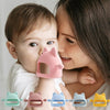 Baby Anti-eating Hand Cover Boiled Silicone Soothing Teeth Stick(Transparent)