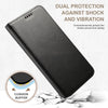 For Samsung Galaxy S25 Ultra 5G Suteni Calf Texture Horizontal Flip Leather Phone Case(Black)