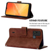 For Itel P37/Vision 2S/P651L Crossbody 3D Embossed Flip Leather Phone Case(Brown)