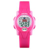 SKMEI 1478 Multifunction Children Digital Watch 50m Waterproof Sports Watch(Rose Red)