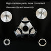 Fingertips Piping Gyro CNC Mechanical Anti-Anxiety Gear Metal Toys, Color: Silver Fox