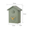T60 Cuckoo Clock The Bird Reports On The Hour Clock, Colour: Green
