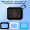 For JBL Go 4 Wireless Bluetooth Speaker Silicone Protective Case(Black)