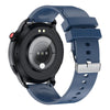 T52 1.39 inch IP67 Waterproof Silicone Band Smart Watch Supports Bluetooth Call / Blood Oxygen / Body Temperature Monitoring(Blue)
