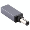 PD 19V 6.0x0.6mm Male Adapter Connector(Silver Grey)