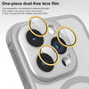 For iPhone 15 Pro Max Hardware Side Cooling Skin Feel Frosted MagSafe Magnetic Phone Case with Lens Film(Gold)