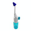 Dental Oral Irrigator Portable Water Flosser Water Teeth Mouth Clean Oral Jet Nasal Cleaner(White and Blue)