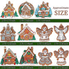11pcs /Set House Christmas Decorations Pendants PVC Hanging Christmas Tree Ornaments Scene Arrangement Props