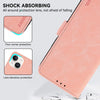 For Samsung Galaxy A56 5G ABEEL Frosted Magnetic RFID Leather Phone Case(Pink)
