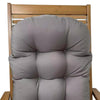 110x50cm Dome Waterproof Sun-proof Garden Folding High Back Chair Cushions, Color: Navy Blue