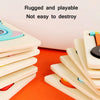 5 PCS Children Wooden Three-Dimensional Puzzle Early Education Cartoon Animal Geometric Educational Toys(Deer)
