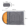 Waterproof Dog Sleeping Bag, Orange, 110x70cm - Warm & Cosy