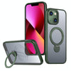 For iPhone 13 Wing Series Gen2 MagSafe Metal Ring Holder Phone Case(Green)