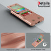 For Samsung Galaxy S25+ 5G Vertical Flip Card Bag Holder Leather Phone Case(Rose Gold)