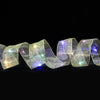 Christmas Ornament Double Light Board Yarn Ribbon String Lights, Specification: 4m(Gold Color Light)