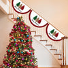 Cartoon Printed Outdoor Fan-shaped Hanging Flag Christmas Decorations, Style: Birds