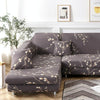 Fabric High Elastic All Inclusive Lazy Sofa Cover, Size: 3 Persons(happiness Tip Of Brow)