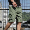 Summer Men Thin and Loose Fitting Casual Beach Shorts, Size:XXXL(9022-Army Green)