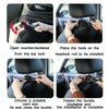 Car Multifunctional Rear Headrest Mobile Phone Hook(Second Generation Silver)