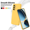 For Samsung Galaxy A26 5G Pure Color Liquid Silicone Shockproof Full Coverage Phone Case(Yellow)