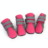 Pink Dog Shoes XL: Breathable, Reflective & Non-Slip